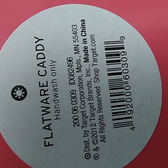 Coral Flatware Caddy, Votive Lantern, 7 Double Sided Cotton Napkins - Picture 9 of 9